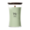 WoodWick Duftkerze Large Matcha Zest - 18 cm / ø 10 cm - Duftkerze im Glas - Holzdocht