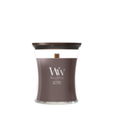 WoodWick Duftkerze Medium Iris Woods - 11 cm / ø 10 cm - Duftkerze im Glas - Holzdocht