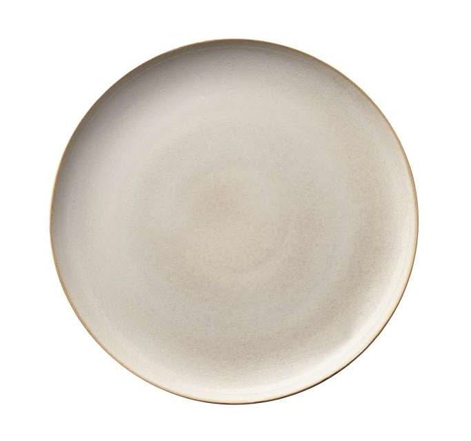 ASA Selection Geschirrset Saisons - Sand - 18-teilig / 6 Personen - 6 Speiseteller, 6 Frühstücksteller und 6 Schalen