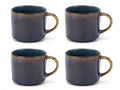 Cosy & Trendy Kaffeetassen / Senseokaffeetassen - Quintana Blau - 220 ml - 4 Stück