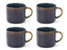 Cosy & Trendy Kaffeetassen / Senseokaffeetassen - Quintana Blau - 220 ml - 4 Stück