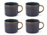 Cosy & Trendy Kaffeetassen / Senseokaffeetassen - Quintana Blau - 220 ml - 4 Stück
