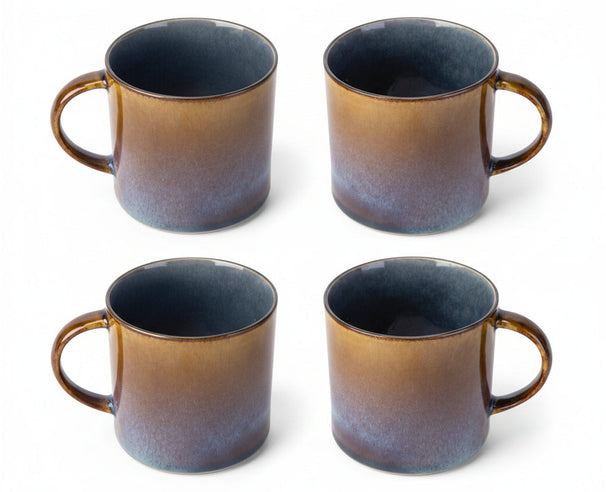 Cosy & Trendy Tassen / Becher Quintana Blue - 450 ml - 4 Stück