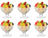 Bormioli Rocco Eisbecher - Sorbetgläser - Diamant - 360 ml - 6er-Pack