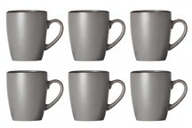 Cosy & Trendy Tassen mit Henkel - Speckle Grau - 350 ml - 6 Stück
