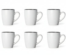 Cosy & Trendy Tassen Speckle Weiß 350 ml - 6 Stück