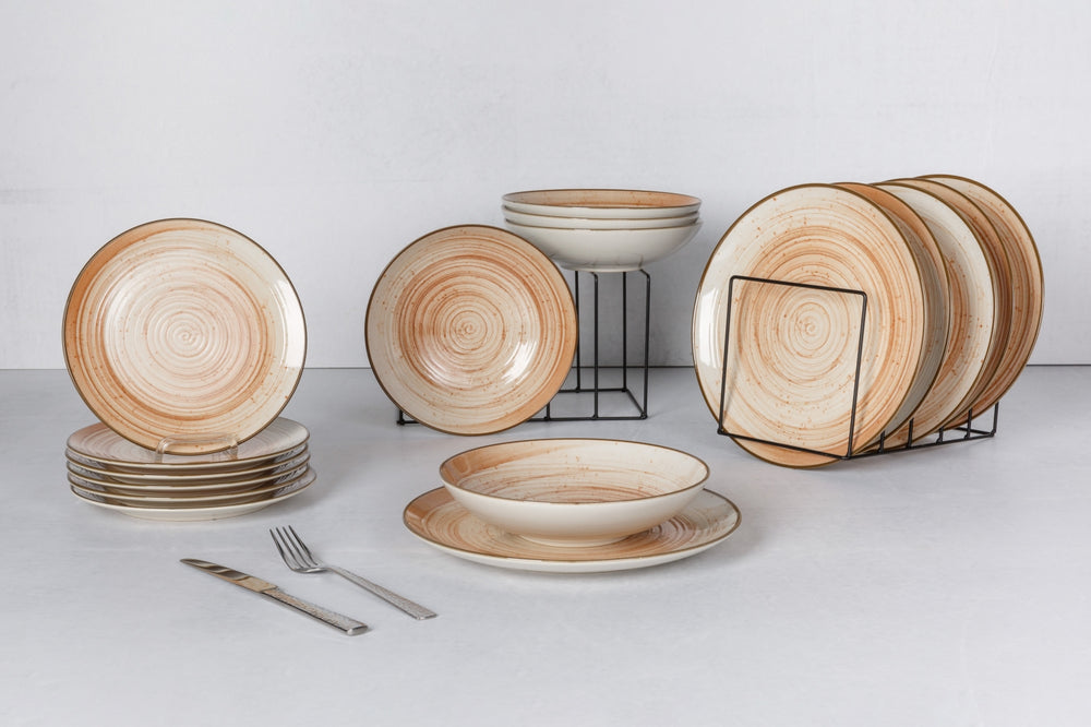 Cosy & Trendy Frühstücksteller / Dessertteller - Sintra Terracotta ø 20 cm - 4 Stück
