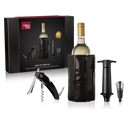 Vacu Vin Weinkühler Premium - Schwarz - 4-teilig