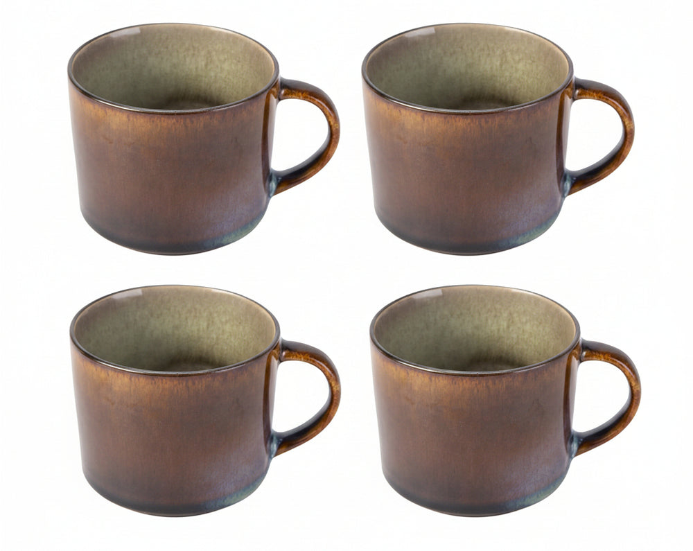 Cosy & Trendy Tassen / Becher Quintana Green - 450 ml - 4 Stück