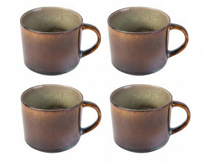 Cosy & Trendy Tassen / Becher Quintana Green - 450 ml - 4 Stück