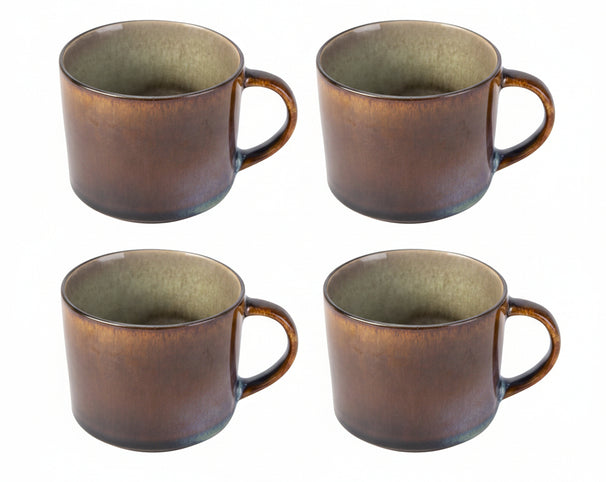 Cosy & Trendy Tassen / Becher Quintana Green - 450 ml - 4 Stück