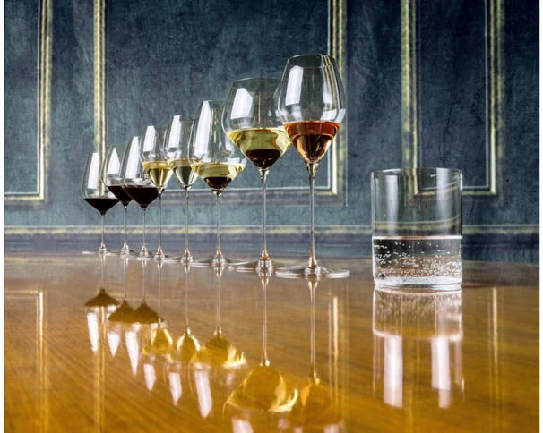 Riedel Weingläser-Set Veloce - Cabernet / Merlot, Pinot Noir / Nebbiolo, Riesling & Chardonnay - 4 Stück