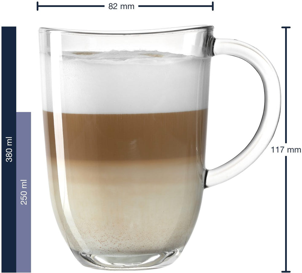 Leonardo Latte Macchiato Gläser Napoli 380 ml - 6 Stück - Hitzebeständig