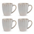 Cosy & Trendy Tassen Astera Pure Weiß - ø 9 cm / 350 ml - 4 Stück