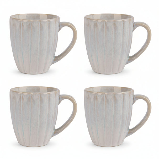 Cosy & Trendy Tassen Astera Pure Weiß - ø 9 cm / 350 ml - 4 Stück