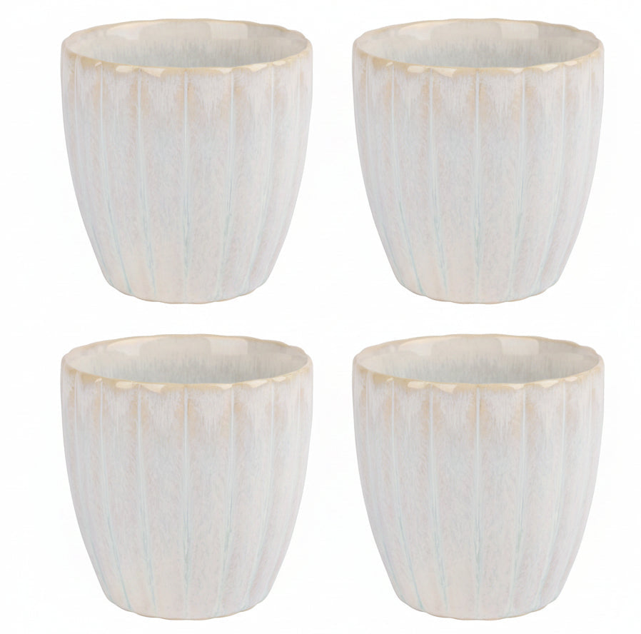 Cosy & Trendy Kaffeetassen Astera Pure Weiß - 240 ml - 4 Stück