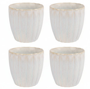 Cosy & Trendy Kaffeetassen Astera Pure Weiß - 240 ml - 4 Stück