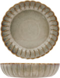 Cosy & Trendy Tiefe Teller / Pastateller - Astera Pearl Beige - ø 22 cm - 4 Stück