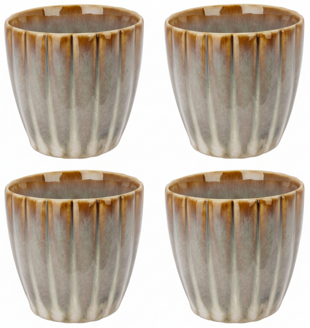 Cosy & Trendy Kaffeetassen Astera Pearl Beige - 240 ml - 4 Stück