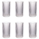 Villa d'Este Home Wassergläser Cylinder - Transparent - 405 ml - 6 Stück