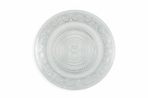 Villa d'Este Home Geschirrset Imperial Glas 18-teilig / 6 Personen - 6 Speiseteller, 6 Frühstücksteller und 6 Suppenteller
