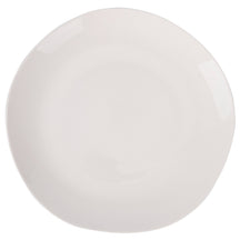 Villa d'Este Home Geschirrset Wave Weiß Porzellan 18-teilig / 6 Personen - 6 Speiseteller, 6 Frühstücksteller und 6 Suppenteller