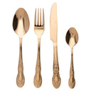 Villa d'Este Home Besteckset Wonderland - Gold - 24-teilig / 6 Personen