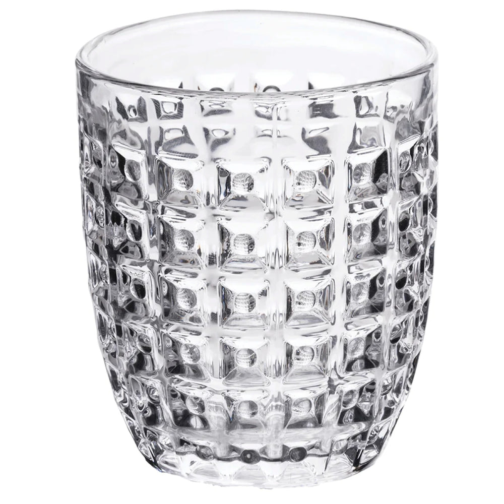 Villa d'Este Home Wassergläser Geometrie Multicolor - 300 ml - 6 Stück