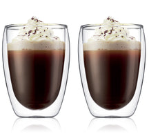 Bodum Doppeltwandige Kaffee- und Teegläser Pavina - Patentiertes Ventil - 320 ml - 2 Stück
