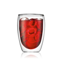 Bodum Doppeltwandige Kaffee- und Teegläser Pavina - Patentiertes Ventil - 320 ml - 2 Stück