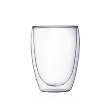 Bodum Doppeltwandige Kaffee- und Teegläser Pavina - Patentiertes Ventil - 350 ml - 6 Stück