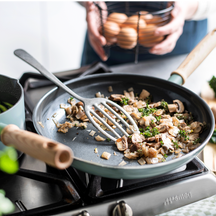 GreenPan Bratpfannenset mit Spatel - Mayflower - ø 20 & 24 cm - keramische Antihaftbeschichtung