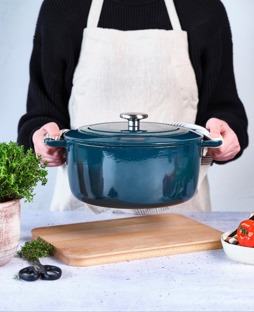 Cosy & Trendy Braadpan met deksel Fontestic Gietijzer Green Heron ø 28 cm / 6.8 Liter - sfeerbeeld 3