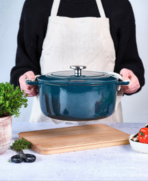 Cosy & Trendy Braadpan met deksel Fontestic Gietijzer Green Heron ø 28 cm / 6.8 Liter - sfeerbeeld 3