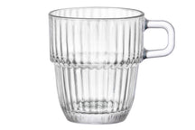 Bormioli Rocco Kaffeetassen mit Henkel - Stapelbar - Barshine 185 ml - 6 Stück