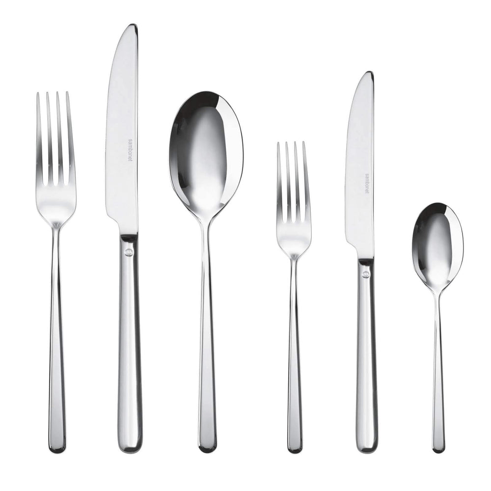 Sambonet Besteckset Linear - Edelstahl - 36-teilig / 6 Personen