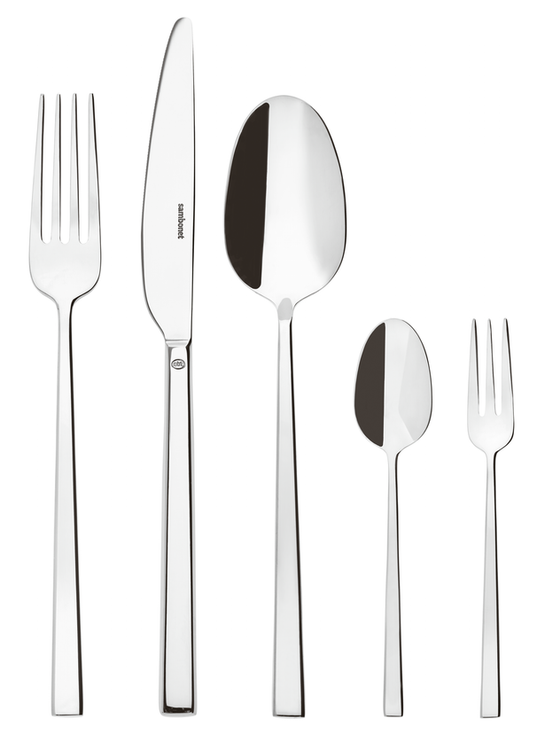 Sambonet Besteckset Rock - Edelstahl - 60-teilig / 12 Personen