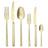 Sambonet Besteckset Rock - Antique Champagne - 36-teilig / 6 Personen