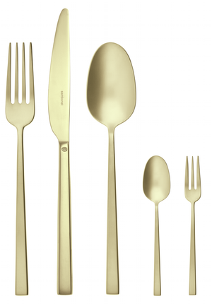 Sambonet Besteckset Rock - Antique Champagne - 60-teilig / 12 Personen