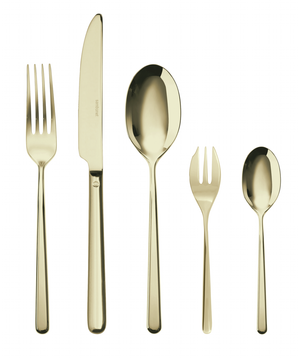 Sambonet Besteckset Linear - Champagne - 30-teilig / 6 Personen