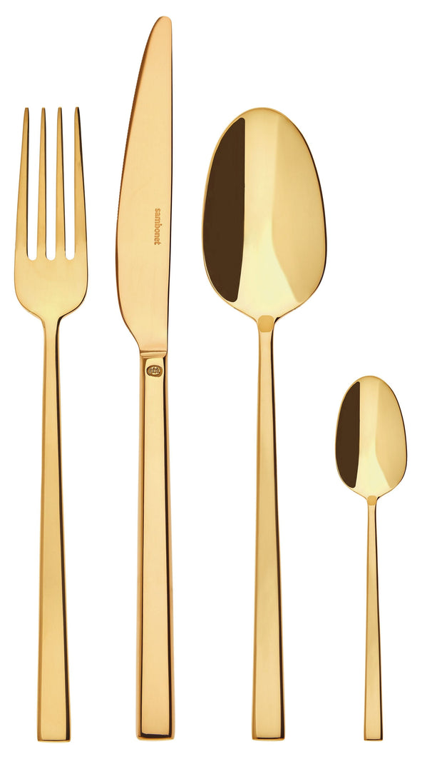 Sambonet Besteckset Rock - Gold - 24-teilig / 6 Personen