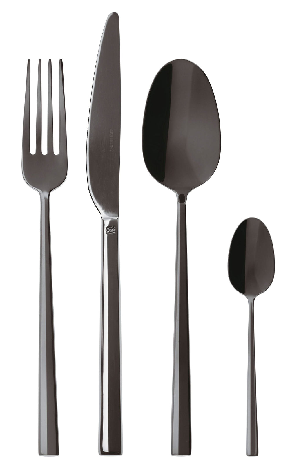 Sambonet Besteckset Rock - Schwarz - 24-teilig / 6 Personen