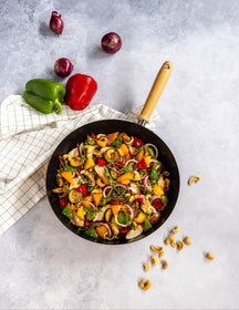 Cookinglife Wokpfanne Asia Ø 30 cm – keramische Antihaftbeschichtung