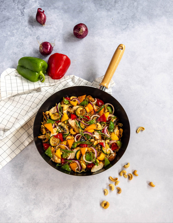 Cookinglife Wokpfanne Asia Ø 30 cm – keramische Antihaftbeschichtung