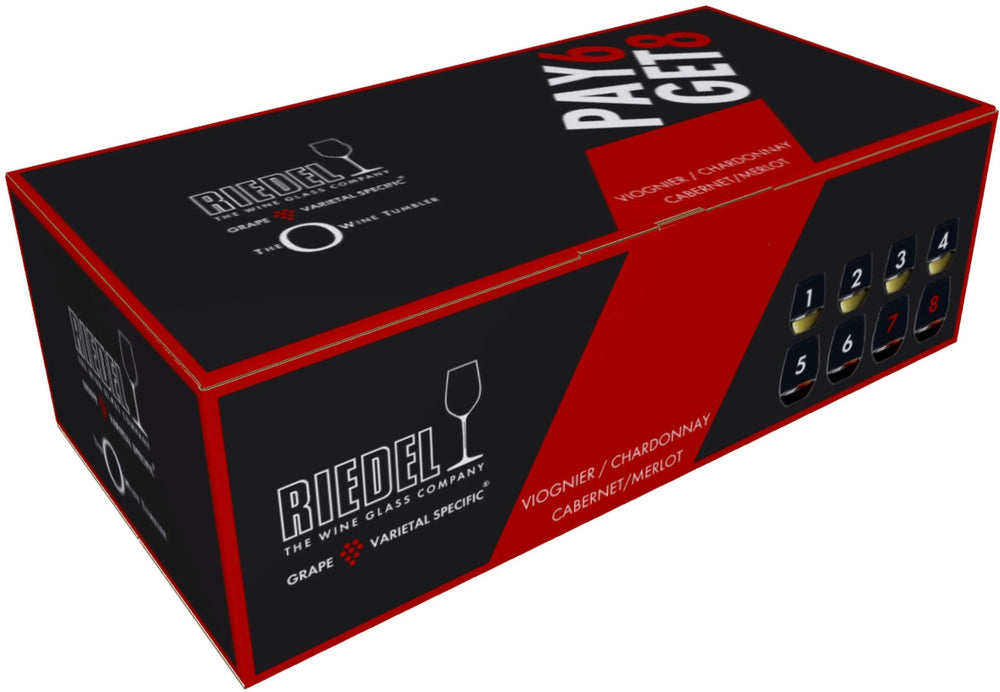 Riedel Weingläser Set O Wine - 620 ml - Zahle 6 und bekomme 8