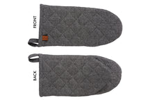Cosy & Trendy Ofenhandschuh Stoff Schwarz Chambray
