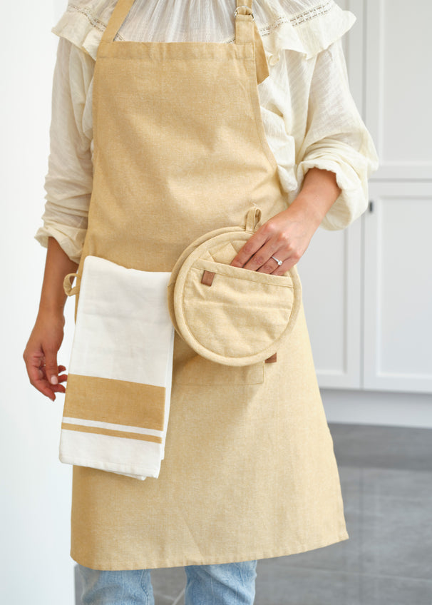 Cosy & Trendy Topflappen Stoff Amber Gold