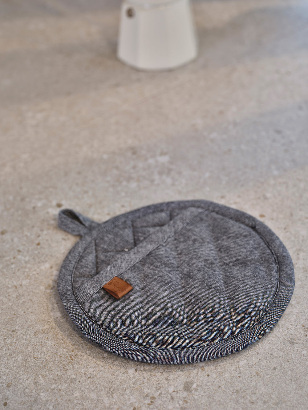 Cosy & Trendy Topflappen Stoff Schwarz Chambray