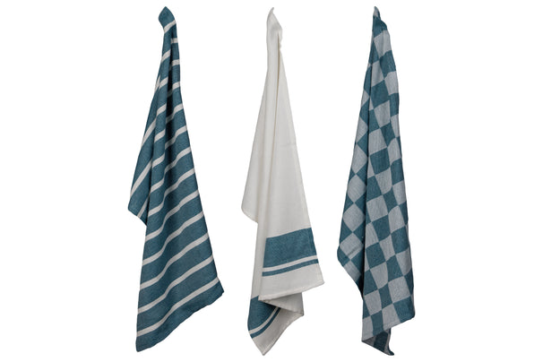 Cosy & Trendy Geschirrtücher Stoff Green Heron 50 x 70 cm - 3-teilig