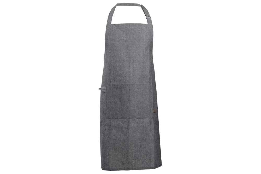 Cosy & Trendy Küchenschürze Stoff Schwarz Chambray